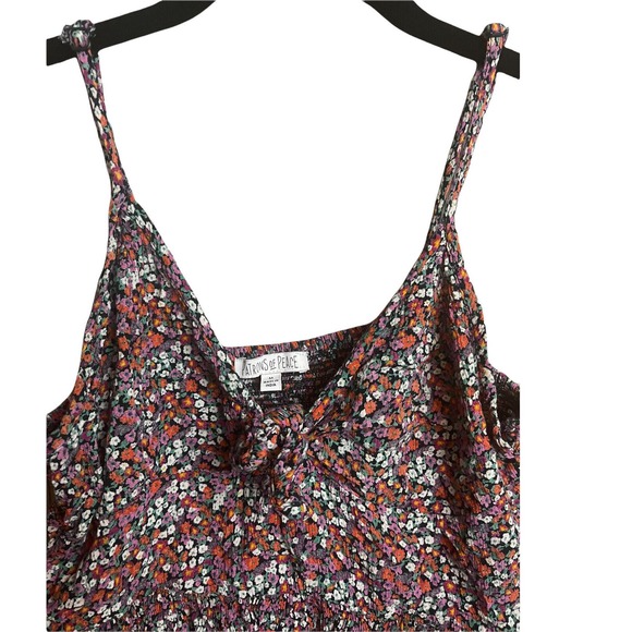 Patrons of‎ Peace Multicolored Floral Cropped Tank Top Size M - Picture 5 of 10